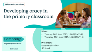 Webinar Cambridge English Junio